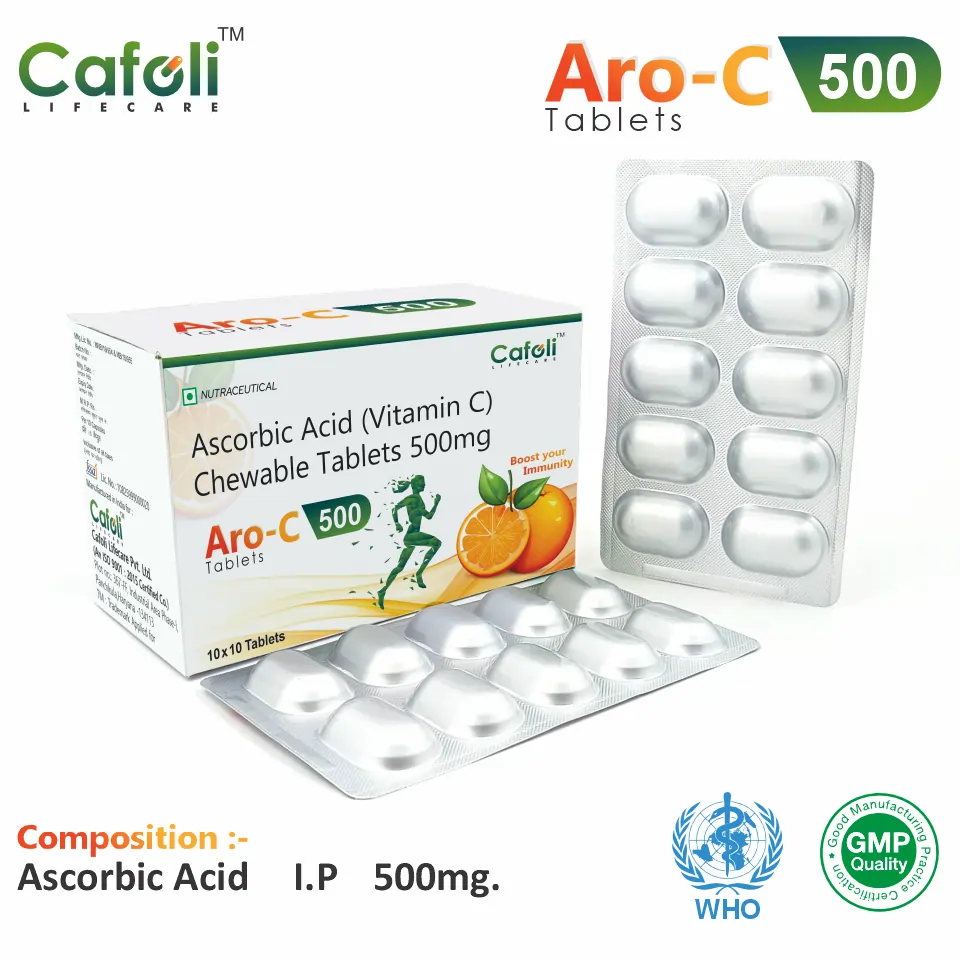 Ascorbic Acid 500mg Chewable Tablet PCD Pharma Franchise
